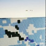 Backpack க்கான 1000 டி நைலான் நீர் எதிர்ப்பு கடற்படை டிஜிட்டல் உருமறைப்பு துணி