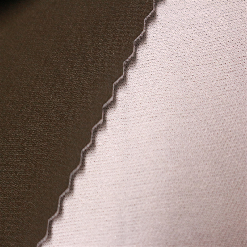 NSR1/ROOR8-3 70D Nylon spandex laminated with Poly Interlock Laminated for outdoor jacket