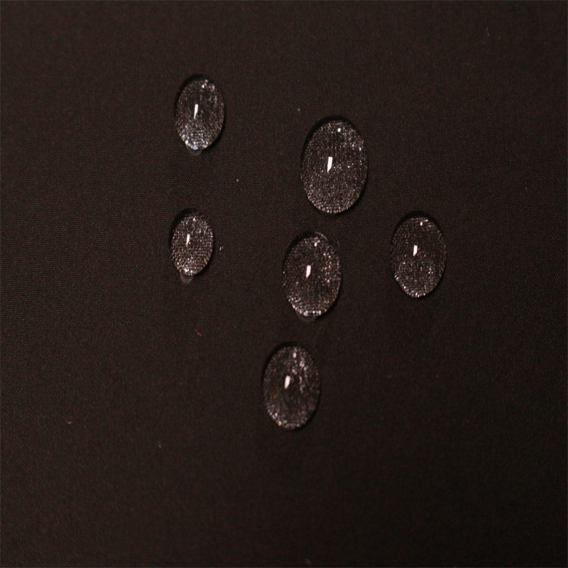 PP8/RYOR4 300T Poly pongee PU silver breathable membrane laminated for outdoor jacket